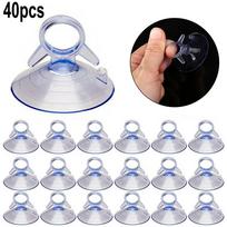 40pcs  45mm Suction Cup Sucker Mount Holder For Car Home Bathroom Kitchen Sunshade Shower Wall Windshield Window Glass Decor China Mainland
