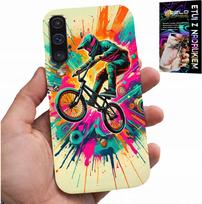 Etui Do Samsung Galaxy A70 - Rowery Bmx Triki Sporty Wyczynowe +Szkło