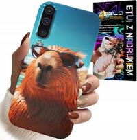 Etui Do Samsung Galaxy A70 - Słodka Kapibara, Capibara Case + Szkło