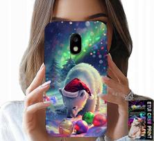 Etui Do Samsung Galaxy J5 2017 - Świąteczny Niedźwiedź Bombki Case +Folia