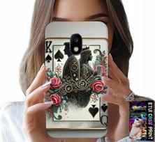 Etui Do Samsung Galaxy J5 2017 - Karta Król Królowa Poker Karty + Szkło