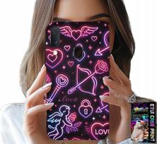 Etui Do Samsung Galaxy A20E - Walentynkowy Case, Łup, Kupidyn, Serca