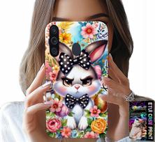Etui Do Samsung Galaxy A21 - Królik Wielkanocny, Zając, Jajka + Szkło