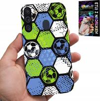 Etui Do Samsung Galaxy A21 - Piłkarskie Wzory Plecków Football Case
