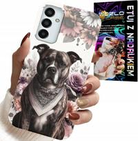 Etui Do Samsung Galaxy M13 4G - Pitbull Groźne Psy Futerał Plecki Case