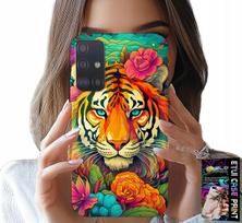 Samsung Galaxy A71 Tok - Állatmintás Tigris Tok