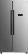 "Bauknecht SBS C90 IN Side-by-Side" šaldytuvas su šaldikliu, 532 l, Dual Cool Total NoFrost, atskirai reguliuojamas, Super Cooling funkcija, inverterinis kompresorius, tylus 39 dB, nerūdijančio plieno išvaizdos