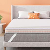 "BedStory" 10 cm aukščio čiužinio viršutinis sluoksnis 180 x 200 cm H3/H4, pagamintas iš vario jonų putų šerdies, tinka alergiškiems žmonėms, skalbiamas užvalkalas, "Oeko-Tex®" sertifikuotas čiužinio viršutinis sluoksnis, skirtas lovoms su spyruoklėmis, n