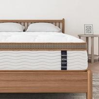 "BedStory" čiužinys 140 x 190 cm Plunksninių atminties putų hibridinė technologija Daugiasluoksnis asmeninis komfortas 22 cm storis