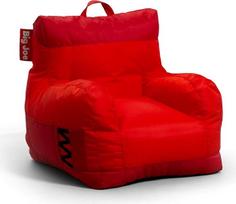 "Big Joe" raudona dviejų tonų Bean Bag kėdė