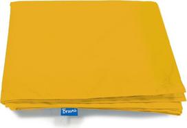 "Bruni" pakaitinis pupų maišo užvalkalas (geltonos spalvos) su vidiniu užvalkalu - pupų maišo užvalkalas visiems stačiakampiams 180 x 140 cm XXL pupų maišams, vidaus ir lauko pupų maišo užvalkalas be užpildo
