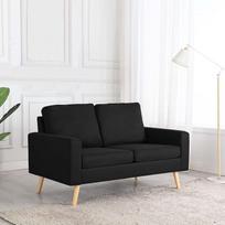 "Catherinol" 2 vietų sofa, Grindų sofa, Šezlongas, Maža sofa, Sofa, Sofa, Sofa, Sofos ir kušetės, Svetainės sofa, Paauglių kambariui, Juodas audinys