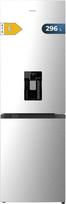 "Cecotec Bolero CoolMarket Combi 296 DF WD Inox" šaldytuvas-šaldiklis, 296 litrų talpos, integruotas vandens dozatorius, greitas šaldymas, LED apšvietimas ir daržovių skyrius maistui laikyti
