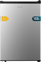 "Cecotec Bolero CoolMarket TT 133L Inox mini šaldytuvas 133L mini šaldytuvas 83,5 cm aukščio apverčiamos durys Crisper Box LED vidaus apšvietimas Atšildymo funkcija ir mechaninė temperatūros kontrolė