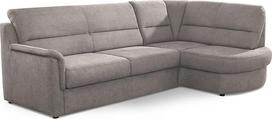 "Cavadore Paris" kampinė sofa su spyruokline šerdimi / Maža L formos sofa su baldakimu / 243 x 87 x 155 / Šviesiai pilka