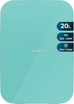 "Cecotec Bolero MiniCooling" mini šaldytuvas 20 l Bahamų mėtų spalvos. Talpa 20 l, veikimas 12-220 V, suderinamas su lengvaisiais automobiliais ir karavanais, vėsinimo ir šildymo funkcija, reguliuojama temperatūra nuo 7 ºC iki 65 ºC