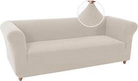 "Chesterfield" tempimo sofos dangtelis, neslystantis, atsparus dėmėms, tempimo sofos dangtelis, 3 vietų sofos dangtelis su porankiais, itin minkštas audinys (Fossi, 3 vietos)