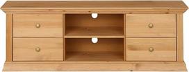 "Clever-moebel" televizoriaus spintelė "Lowboard Pine Leached TV Cabinet" TV spintelė 141/39/47 cm