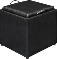 "Convenience Concepts Designs4Comfort Park Avenue Ottoman" su taburete ir apverčiamu padėklu