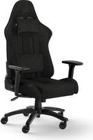 "Corsair TC100 Relaxed Gaming Chair" - audinys - lenktynių įkvėptas dizainas - juosmens pagalvėlė - nuimama atminties putų kaklo pagalvė - reguliuojami porankiai - juoda