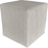 "Cube Pouf" taburetė, smėlio spalvos pufas, aksomo taburetė svetainei, miegamajam ir prieškambariui, minkštas otomanas, paminkštinta sėdynė "Pouf" arba sėdynės kubas sofai ar foteliui