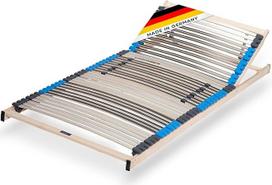 "CubeSleep Pure Eco K 42" skersinis rėmas 7 zonų reguliuojamas galvūgalio pakaba su kietumo reguliavimu Pagaminta Vokietijoje Sertifikuota GS Saugos testas (100 x 200 cm)