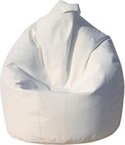 "Dmora Elegant Bean Bag" baltos spalvos 80 x 120 x 80 cm