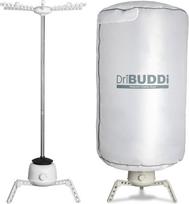 "DriBUDDi" kompaktiška elektrinė džiovyklė - nešiojamoji 850 W džiovyklė, 10 kg talpos, džiovinanti be raukšlių ir švelniai, taupanti energiją, naujo dizaino, 30 % efektyvesnė
