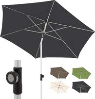 "Doppler SL-AZ 220 Push Up" skėčiai, idealiai tinkantys balkonui ar sodui, apie 220 cm - sulenkiami, viengubi, medžio anglys