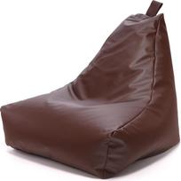 "Ecopuf Keiko S Beanbag", lauko ir vidaus pupų maišas iš dirbtinės odos su užtrauktuku nuo praradimo, 75 x 70 cm