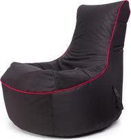 "Ecopuf Pablo Gaming Bean Bag" - skirtas suaugusiesiems ir vaikams, žaidimams ir poilsiui, patalpoms ir lauke - užpildas: Sėdynės plotis: 77 cm, atlošas: 84 cm - Spalva: juoda.