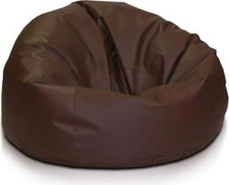 "Ecopuf Sakwa M Bean Bag" dirbtinės odos paminkštintas maišelis su dvigubu užtrauktuku - nepralaidus vandeniui - 90 x 50 cm