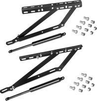 "Emuca" - "Canape" lovos pakėlimo rinkinys - 90 cm šoninė sistema - juodas plienas
