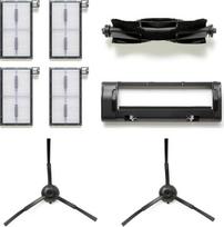 "eufy X8 Pro" serijos robotų dulkių siurblių atsarginių dalių rinkinys, ritininis šepetys × 1 + šepetėlio apsauga × 1 + šoninis šepetėlis × 2 + plaunamas filtras × 4