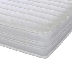 "eXtreme comfort ltd Sirocco Airflow Memory Foam Hybrid Sprung" čiužinys, 18 cm gylio, mažas, vienvietis (75 x 190 cm), baltas