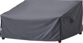 "F&J Outdoors" sodo baldų apsauginiai užvalkalai Sodo sofa 3-vietė 208 x 99 x 61/89 cm Sodo suoliukas Sodo baldų užvalkalas atsparus vandeniui Pilka