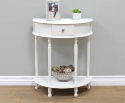 "Frenchi Home Furnishing Canterbury" šoninis staliukas, baltas, 58,9 x 29,5 x 72,6 cm