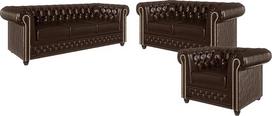 "George Chesterfield" sofų komplektas 3 2 1 minkštų sofų komplektas svetainei 3 vietų sofa su miego funkcija 203 x 86 x 72 cm 2 vietų sofa 148 x 86 x 72 cm Kėdė 94 x 86 x 72 cm