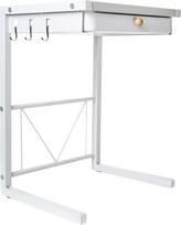 "Hershii Air Fryer", lentynos, virtuvės organizatorius, lentynos, virtuvės lentynos sandėliukams ir spintelėms (40 x 28 x 36 cm, baltos spalvos) (baltos spalvos, 47 x 28 x 36 cm su stalčiumi)