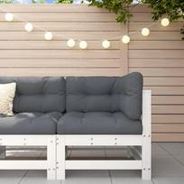 "Homgoday" kampinė sofa su kieta pušies pagalvėle Balta sofa lova Svetainės sofa Sofos sofos Lauko sodo svetainė Lauko terasa Lauko terasa