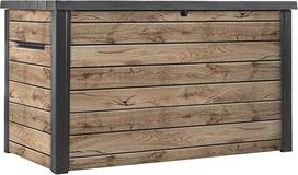 "Koll Living Keter Garden Box Ontario 870L" | 147 x 83 x 86 cm | Medžio išvaizdos plastikas (pušis) | Dangtis su dujinėmis staktomis | Užrakinama