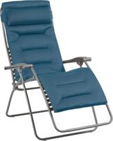 "Lafuma Mobilier Clip XL Air Comfort Outdoor Home Zero Gravity Tubular Steel Garden Recliner Chair Ideal for Patio or Pool - Coral Blue
