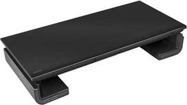 "LogiLink" BP0141 Ergonomiškas 420 520 mm ilgio monitoriaus laikiklis patogiai žiūrėjimo padėčiai užtikrinti, su 2 x USB 3.0 + 1 x USB-C