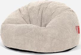 "Lounge Pug", "Classic Bean Bag Chair Pom-Pom Cream