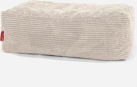 "Lounge Pug", didelis pufas kojoms "Pom-Pom Cream