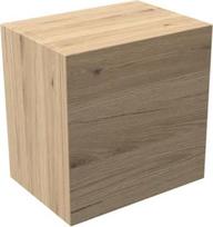 "Mama Store" sieninė spintelė "Cube" lentyna su stumdomomis durelėmis, medžio kompozitas, natūralus ąžuolas, maža