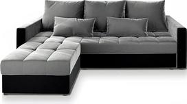 "Masseno KOS PIK" kampinė sofa su miego funkcija, L formos, sofa su lovos dėže, svetainės sofa, sofa, sofa, sofa lova, sofos komplektas, šviesiai pilka, Paros 05 + Kronos 07