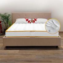 "Matilde" 22 cm aukščio ortopedinis čiužinys su 4 cm "Memory" + "Promo Pillow" pagalve - itin tvirtas hipoalerginis ir nuo dulkių erkių apsaugotas audinys, tinkamas bet kokiam tinklui - dvivietis 160 x 190 cm