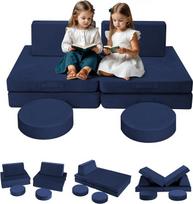 "MeMoreCool Nugget Kids Couch for Playroom Bedroom" - 8 dalių sekcinė vaikiška sofa, sulankstoma mažyliams