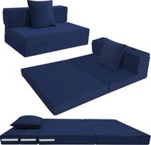 "MeMoreCool" sulankstomas čiužinys Dvigulė lova Didelio tankio putų išskleidžiama sofa kėdė Z lova Sulankstomos grindys Futon čiužinys Grindys Lounger Svečių sofa lova Sulankstoma kušetė miegoti Kelionės 12 cm storio